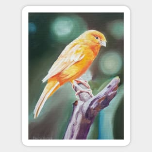 Canary Intermission - painting Sticker